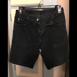 Men’s black Wrangler Jean shorts